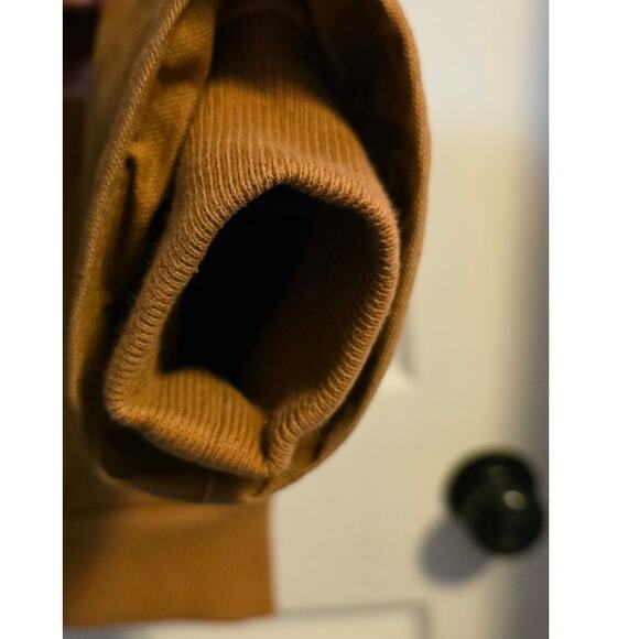 Carhartt Boys' Flannel-Lined Hooded Canvas Insulated Zip-Up Jacket Size L - Picture 9 of 9